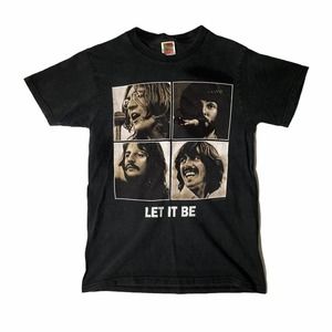 The Beatles Let It Be‎ Club 13 T-Shirt Band Album Tee Size Medium